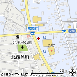 栃木県佐野市高萩町426周辺の地図