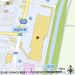 カーブスイオンモール佐野新都市周辺の地図