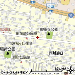 青蓮寺公園前周辺の地図