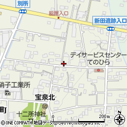群馬県太田市別所町533周辺の地図