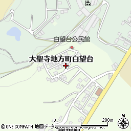 石川県加賀市大聖寺地方町白望台周辺の地図