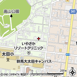 ゼファー太田本町プリンシア周辺の地図