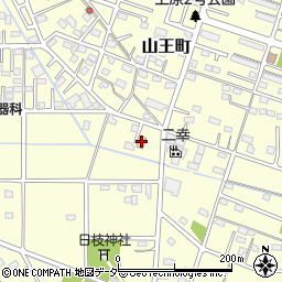 ファミリーマート伊勢崎山王町店周辺の地図