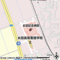 富士重工業健康保険組合太田記念病院居宅介護支援事業所周辺の地図