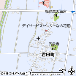 栃木県佐野市君田町269周辺の地図