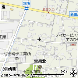 群馬県太田市別所町517-1周辺の地図
