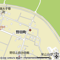 栃木県足利市野田町1725周辺の地図