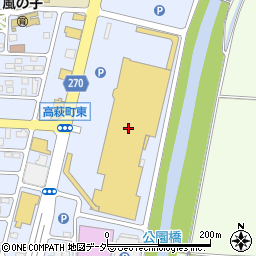 マクドナルドイオンモール佐野新都市店周辺の地図