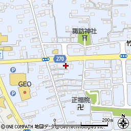 栃木県佐野市高萩町334周辺の地図