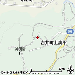 群馬県高崎市吉井町上奥平1845周辺の地図