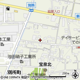 群馬県太田市別所町518周辺の地図