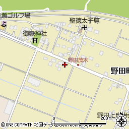 栃木県足利市野田町1296周辺の地図