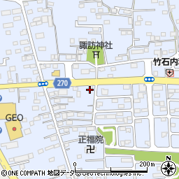栃木県佐野市高萩町214周辺の地図