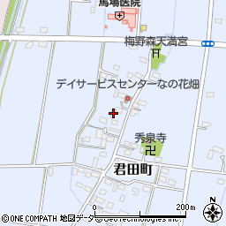 栃木県佐野市君田町271-1周辺の地図