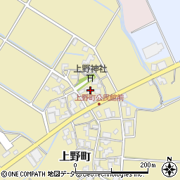 石川県加賀市上野町ツ88周辺の地図