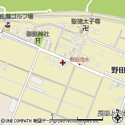 栃木県足利市野田町1294周辺の地図
