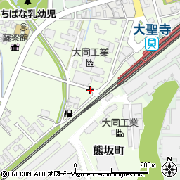 石川県加賀市熊坂町ニ周辺の地図