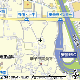 長野県安曇野市豊科南穂高寺所177周辺の地図
