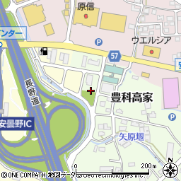 熊倉公園周辺の地図