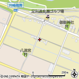 栃木県足利市野田町2016周辺の地図