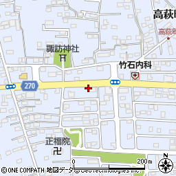 栃木県佐野市高萩町1204周辺の地図