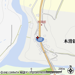石川県白山市木滑新サ周辺の地図