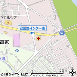 ネッツトヨタ長野安曇店周辺の地図