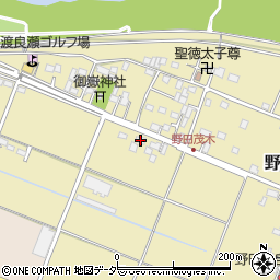 栃木県足利市野田町1293周辺の地図