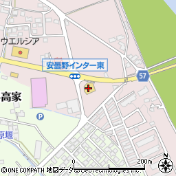 長野トヨタ　安曇店周辺の地図
