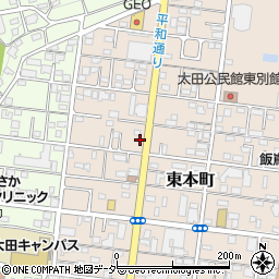 まごころ弁当　太田店周辺の地図
