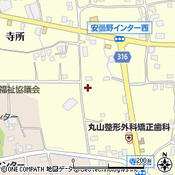 長野県安曇野市豊科南穂高353周辺の地図