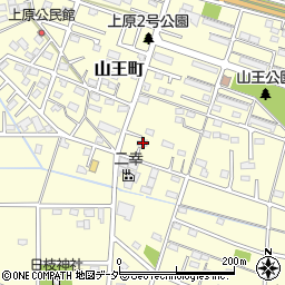 群馬県伊勢崎市山王町122周辺の地図