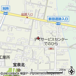 群馬県太田市別所町538周辺の地図