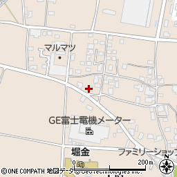 長野県安曇野市堀金烏川2083周辺の地図