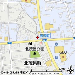 栃木県佐野市高萩町438周辺の地図