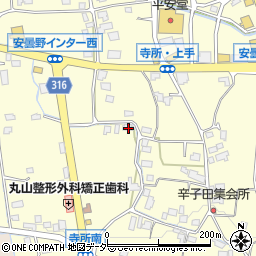 長野県安曇野市豊科南穂高寺所274周辺の地図