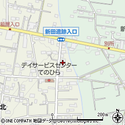 群馬県太田市別所町555-1周辺の地図