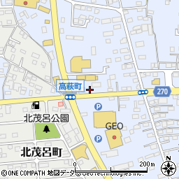 栃木県佐野市高萩町440周辺の地図