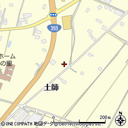 茨城県笠間市土師1283-242周辺の地図