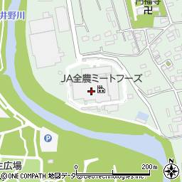 ＪＡ高崎ハム周辺の地図