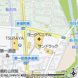 ヨークベニマル佐野田島町店周辺の地図