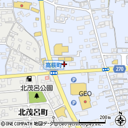 栃木県佐野市高萩町441周辺の地図