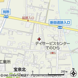 群馬県太田市別所町536周辺の地図