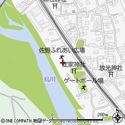 佐野ふれあい広場周辺の地図