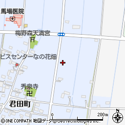 栃木県佐野市君田町336周辺の地図