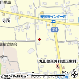 長野県安曇野市豊科南穂高寺所364周辺の地図