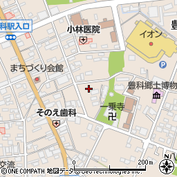長野県安曇野市豊科成相周辺の地図