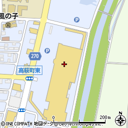 栃木県佐野市高萩町1000周辺の地図