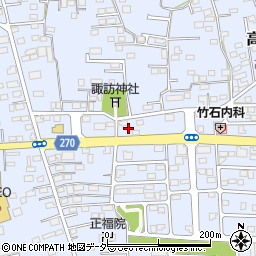 栃木県佐野市高萩町1202周辺の地図