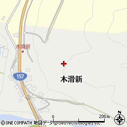 石川県白山市木滑新周辺の地図